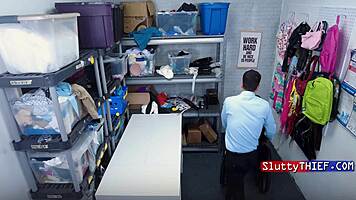 asian thief faking disability deserves that rough perv punishment