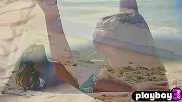 Petite Model Strips On Beach Revealing Small Tits And Pussy