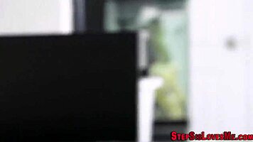 Pov ffm threesome with two hot amateurs taking monster facials