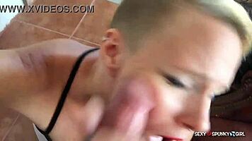 WOW! Sucking Huge Cock Till It EXPLODES On My Face!