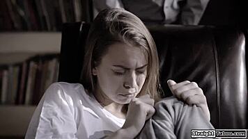 troubled teen submits fully to psychiatrist's dominant control