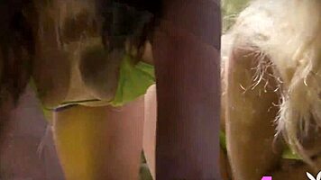 Sexy Petite Ebony Milf Big Tits Ass Washes Acura NSX in Garage