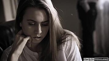 troubled teen submits fully to psychiatrist's dominant control