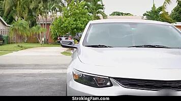 Chloe Temple and Kyler Quinn's nice asses banged by big dick in bedroom