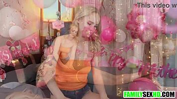 blonde milf mommy gets hardcore group toy massage fuck