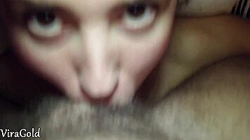 Ananta Shakti Gulps Down Huge Cumshot in Her Hungry Mouth