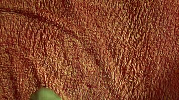 Hey, watch this huge cock explode with cum while jerking off in the bedroom!