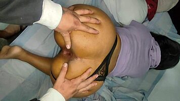 destroying her huge ass anal gaping her wide as my submissive big booty bitch forever