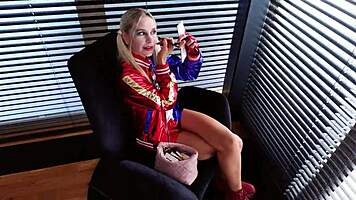 horny blonde babe lola myluv ties petite guy for hard taboo punishment creampie fuck