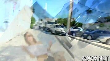 Krystal Banks teases with hot POV blowjob using rabbit toy