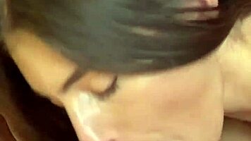 oh fuck, our lesbian shower turns into sloppy double blowjob cumswap!