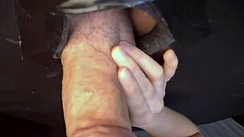 feel that first gloryhole thrill bi suck and gulp