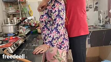 Invited into kitchen while he's sleeping for hot fun