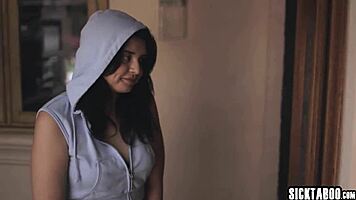 naughty teen haley reed double penetrated and punished by milf penny