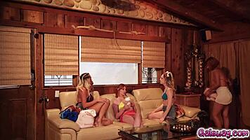 four friends lacy lennon lily larimar indica monroe apryl rein explore together intimately