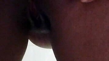 i excitedly flash pregnant natural tits in shopping bathroom mirror