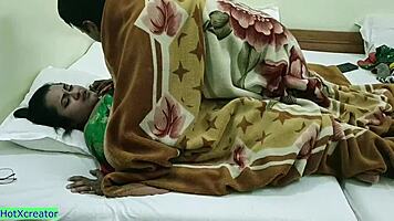 horny indian wife bends for creampie with hubby at ranch