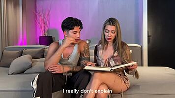 seducing my classmate to see if his cock satisfies my wet cravings