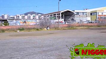 Amateur Mei seduces street guy bangs doggystyle cowgirl rough