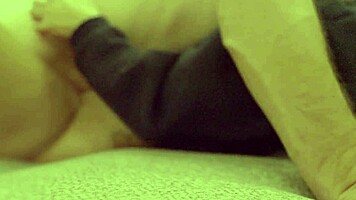 Whoa! Student Skinny Babe Rides Boyfriend's Wet Monster Cock!