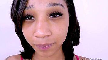 horny babe deepthroats long monster cock craving cum