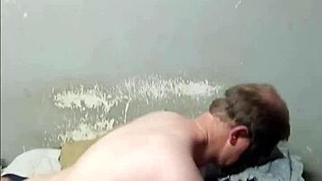 husband sneaks petite slut's tight pussy with small cock