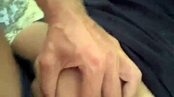 tall skinny brunette teen chokes on sloppy deepthroat before wild pov pounding