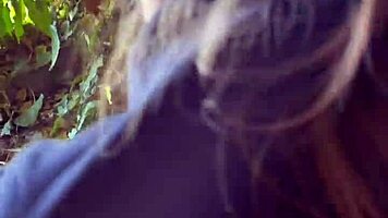 tall skinny brunette teen chokes on sloppy deepthroat before wild pov pounding