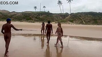 i'm fucking this hot brunette on copacabana beach publicly