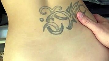 skinny streetwalker kneels for truck fuck cum gulp 🚛💦