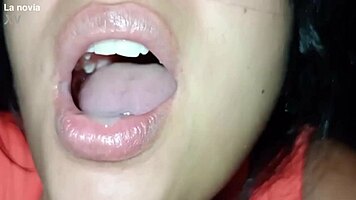 i suck deep close-up and swallow your cum