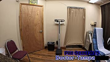 dr tampa inspects misty addams in first gyno session