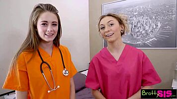 hot skinny teen pornstar rides big cock in threesome missionary