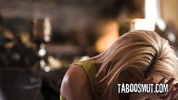 Blonde Babe Bent Over Doggystyle Fucked by Pervy Boss Hard