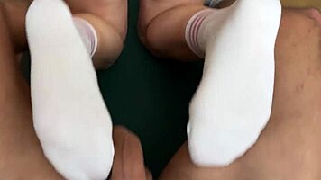 Juicy yoga girl's pussy stretches wide on huge cock