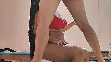 Relaxed fun with sexy brunette milf wife in homemade amateur session