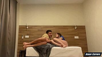 Jason carrera instructs young babe in rough anal sex