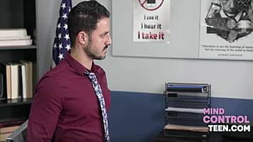 horny petite ebony teen fucked rough interracial in uniform