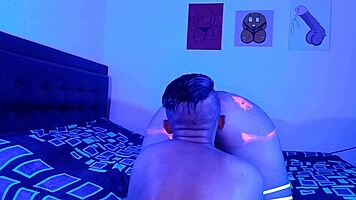 Colombian Amateur's Big Ass Spanked Red in Lingerie POV