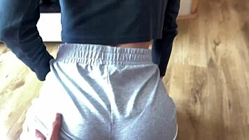 naughty big ass babe teases until hard pounding fuck