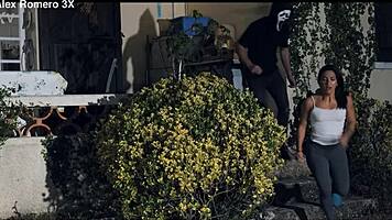 hey this scary dick pounds shaved pussy cowgirl style