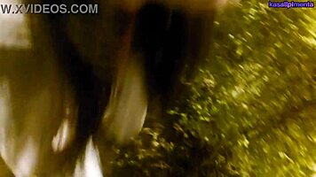 brazilian wife bent over fucked rough anal doggystyle in street cuckold