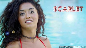 scarlett & anya krey crave first big black cocks 🍆 double fun outside!