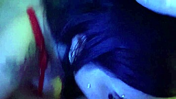 Super lingerie babe delivers hot home blowjob