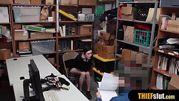 dark emo brunette bent over for rough doggystyle pounding 😈💦