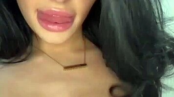 Horny American Coed Fingers Herself to Squirting Orgasm