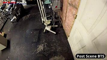 sandra chappelle fucked hard by police in latex gloves with anal gaping and ball licking