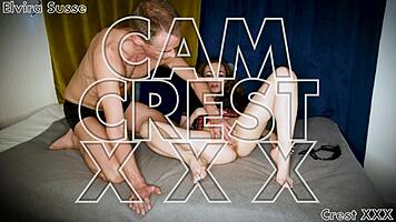 Teen duo performs wild fetish sex show