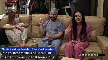 blaire celeste plays naughty nurse in steamy pov