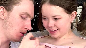 hey petite pigtail teen wanna ride this hard cock?